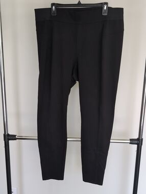 EVRI Black Ponte Pull-On Skinny Leggings
